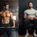 אדם שמתאמן מול אדם שנח להמחשת ההבדל בין השקעות פסיביות להשקעות אקטיביות
